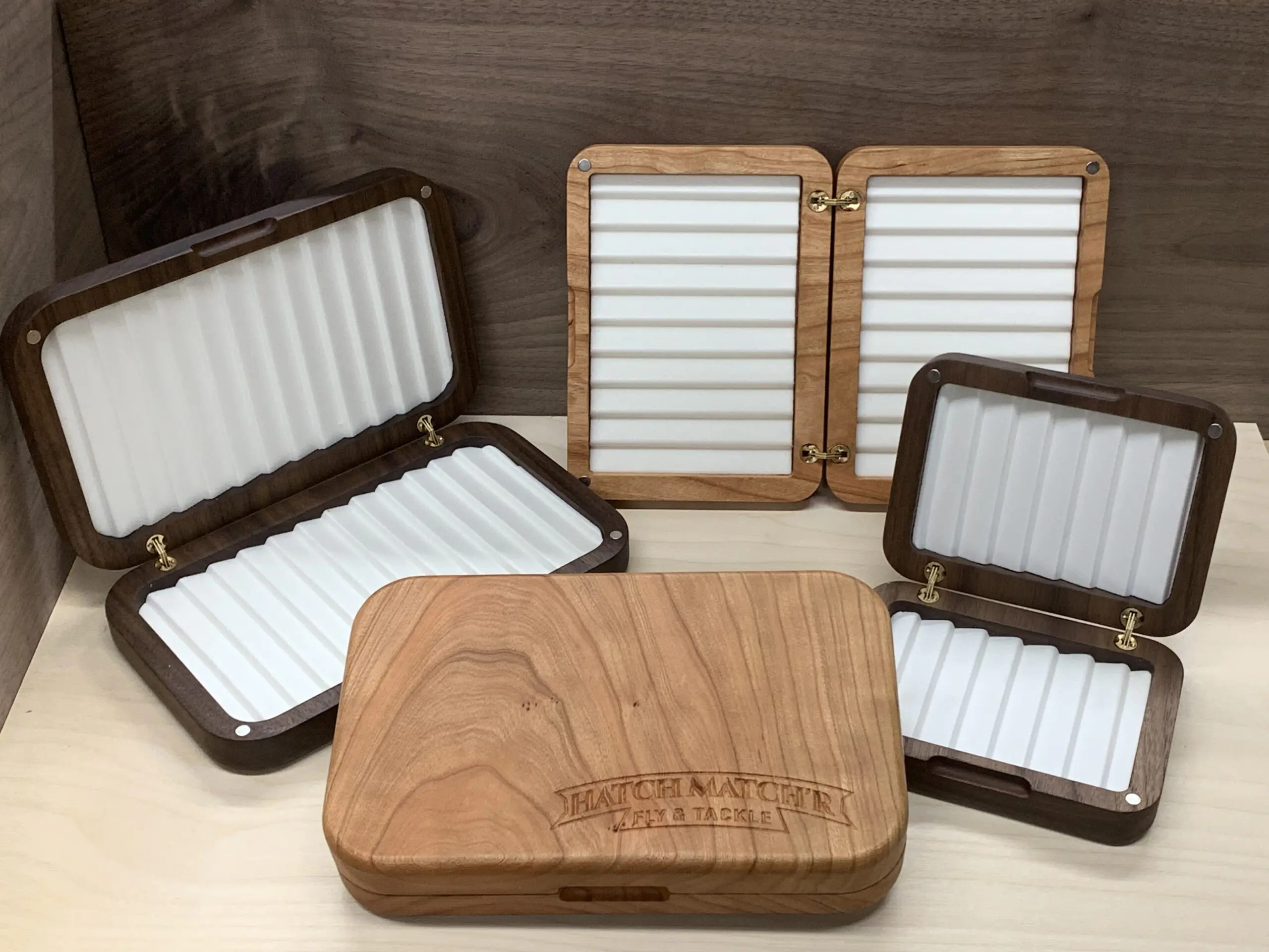 K & K Custom Wooden Fly Boxes